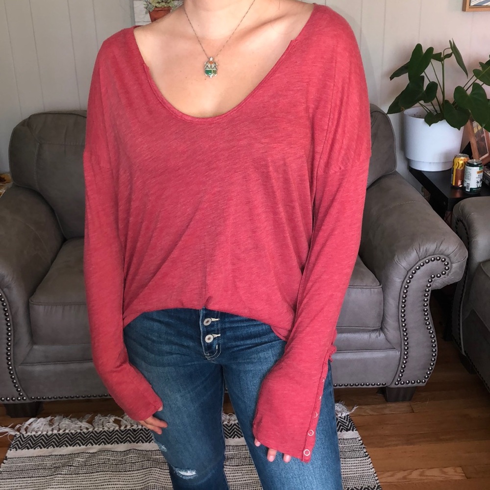 Free People long sleeve tee